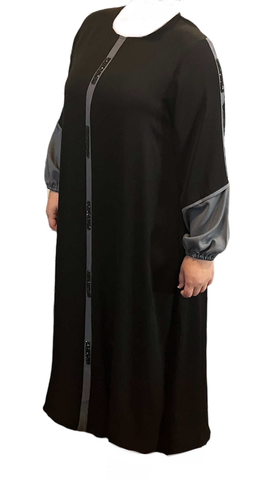 Black Kuwaiti Abayas Variants 17-32 Middle Eastern Boutique