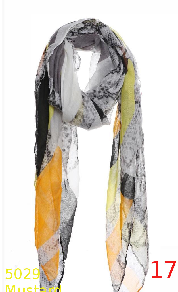 Multi Colored Scarf Middle Eastern Boutique