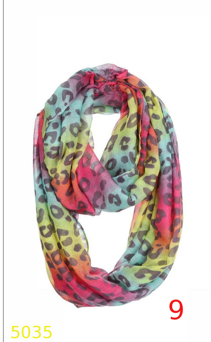 Multi Colored Infinity Scarf Middle Eastern Boutique