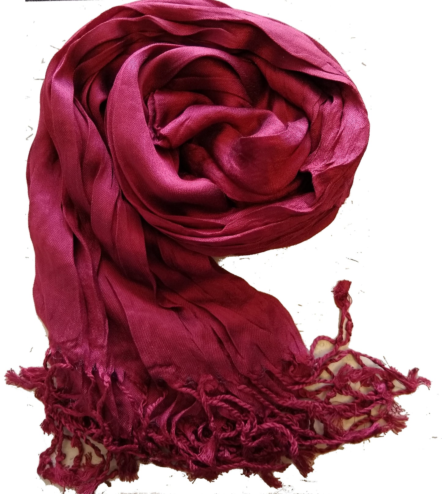 SOLID SCRUNCH SCARF COTTON SILK Middle Eastern Boutique