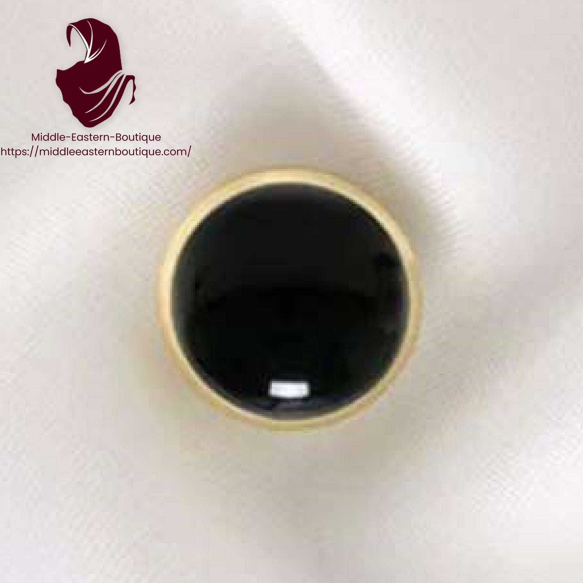 Magnatic Pins for Hijab , Gold/Silver Metallic with black/White Pearl Middle Eastern Boutique