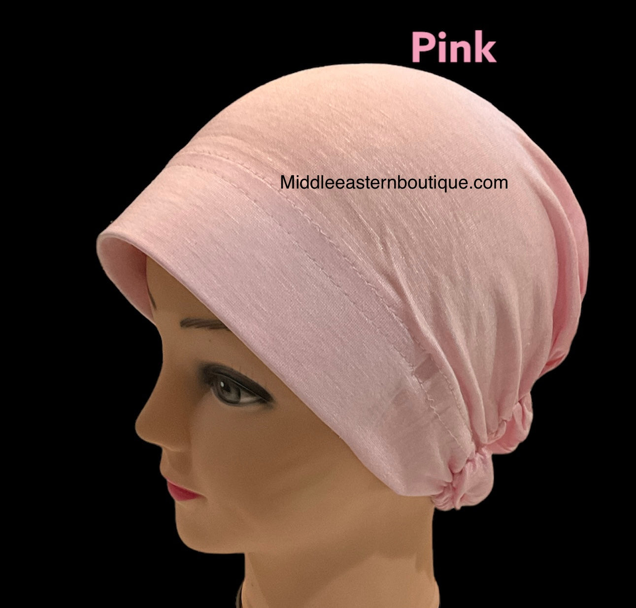 Turban Padded Under Scarf Cap / Full Bonnet cover , 100% Cotton, Hard Front Style Middle Eastern Boutique