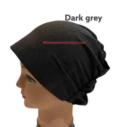 Turban Padded Under Scarf Cap / Full Bonnet cover , 100% Cotton, Hard Front Style Middle Eastern Boutique