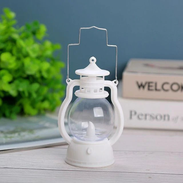 Holiday lighting mini Led Retro Oil Lamp Child Gift Ramadan Home Room Desktop Decoration Fairy Lights, 1Set Middle Eastern Boutique