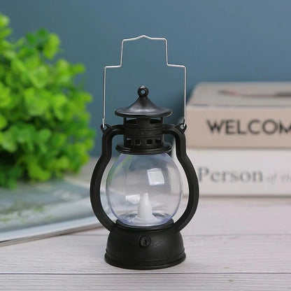 Holiday lighting mini Led Retro Oil Lamp Child Gift Ramadan Home Room Desktop Decoration Fairy Lights, 1Set Middle Eastern Boutique