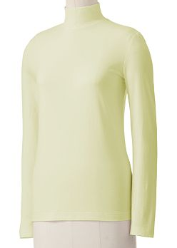 Essential Solid Mockneck Cotton Top Middle Eastern Boutique