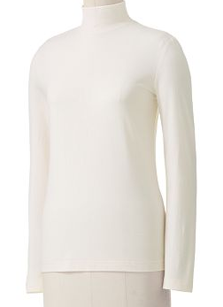 Essential Solid Mockneck Cotton Top Middle Eastern Boutique