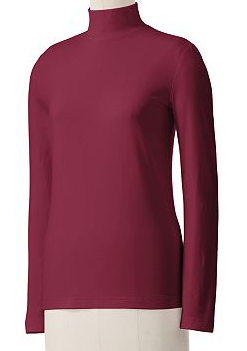 Essential Solid Mockneck Cotton Top Middle Eastern Boutique