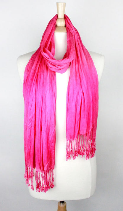 SOLID SCRUNCH SCARF COTTON SILK Middle Eastern Boutique