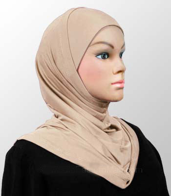 1-Piece Silky Lycra Amira Hijabs Middle Eastern Boutique