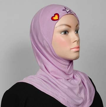 Girl's Hijab 1-Piece w/embroidery Middle Eastern Boutique