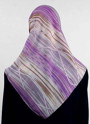 Fashion Print Chiffon Square Scarves Middle Eastern Boutique