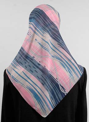 Fashion Print Chiffon Square Scarves Middle Eastern Boutique