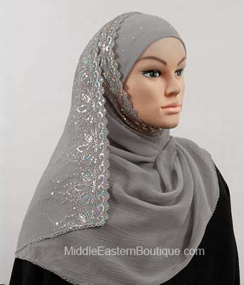 Shawls 2-in-1 w/Caplet Middle Eastern Boutique