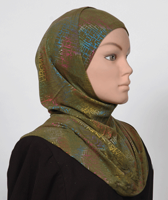 2-Piece Rainbow Design Middle Eastern Boutique