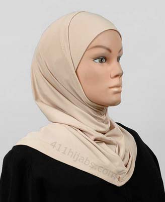 Two Piece Silky Deluxe Hijab Middle Eastern Boutique