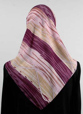 Fashion Print Chiffon Square Scarves Middle Eastern Boutique