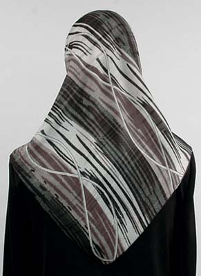 Fashion Print Chiffon Square Scarves Middle Eastern Boutique