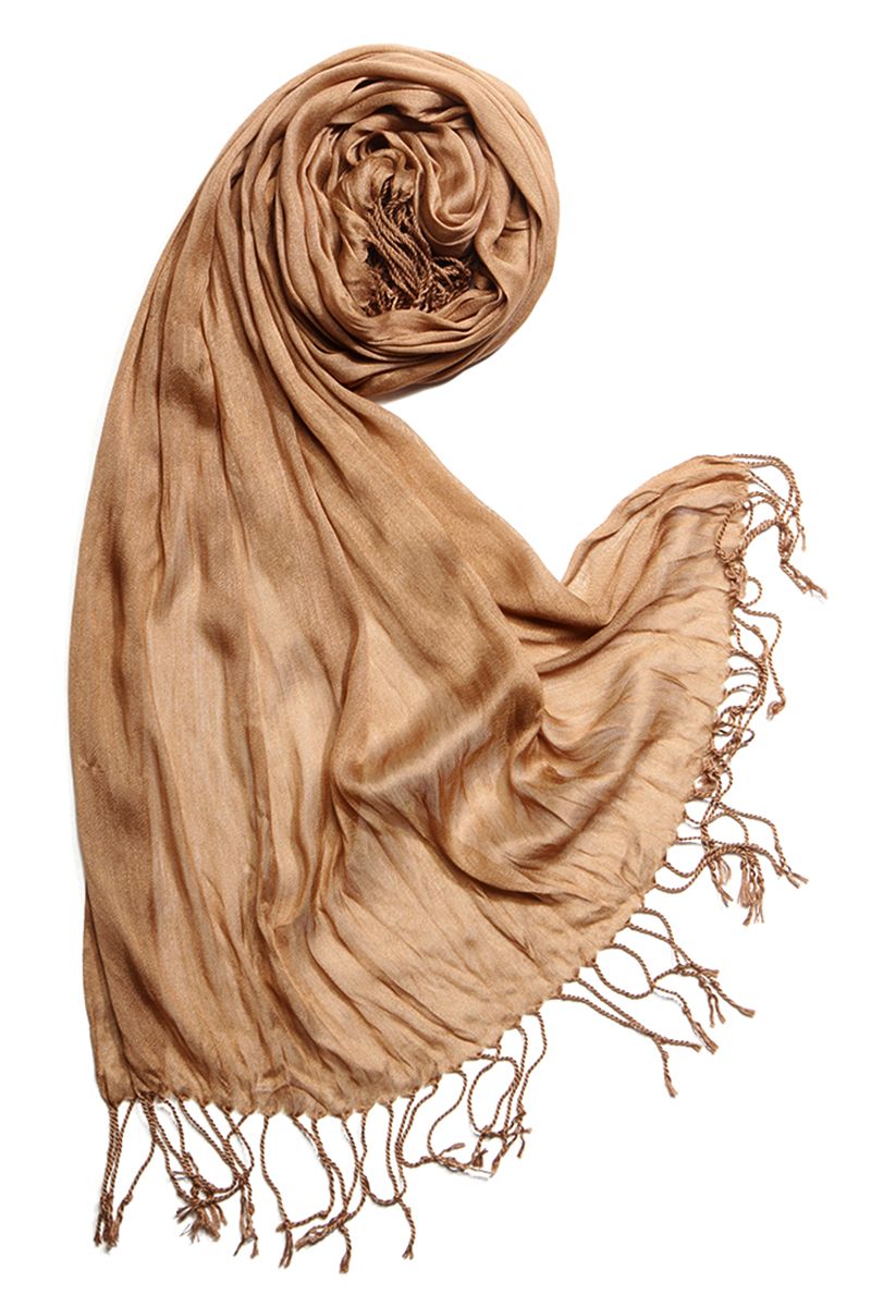 SOLID SCRUNCH SCARF COTTON SILK Middle Eastern Boutique