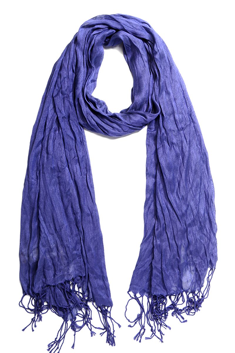 SOLID SCRUNCH SCARF COTTON SILK Middle Eastern Boutique