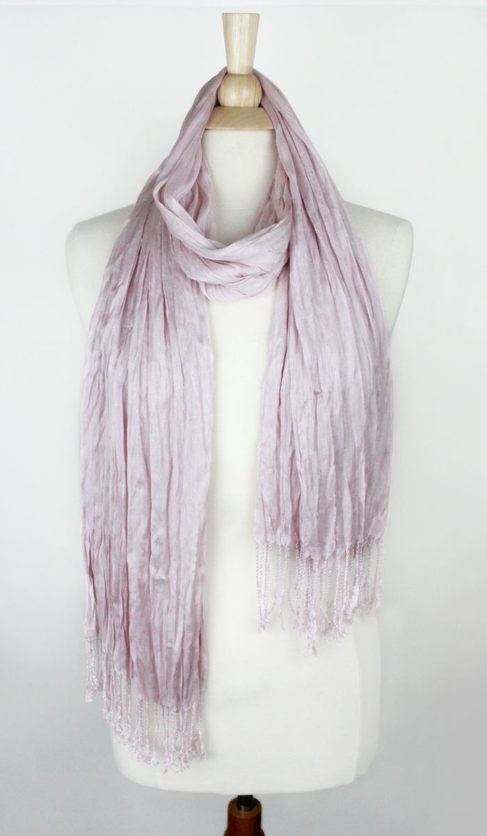 SOLID SCRUNCH SCARF COTTON SILK Middle Eastern Boutique